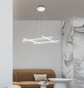 Lampe suspendue argent réglable LED 40W 4000K Andros Apeti A0020-340