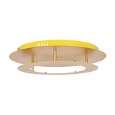 Plafonnier doré 40cm LED Merle 98-66213