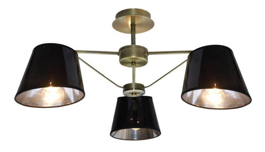 Ceiling lamp black/patina Cortez 33-54982