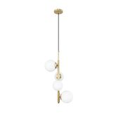 Lampe suspendue en laiton blanc 4xG9 Cordel 34-01559 