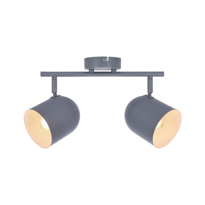 Wandlampenleiste 2X40W E27 grau matt AZURO 92-63212