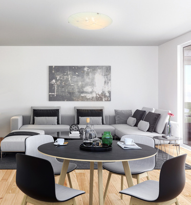 Plafoniera Plafon Duca Alb incolor 13-08190