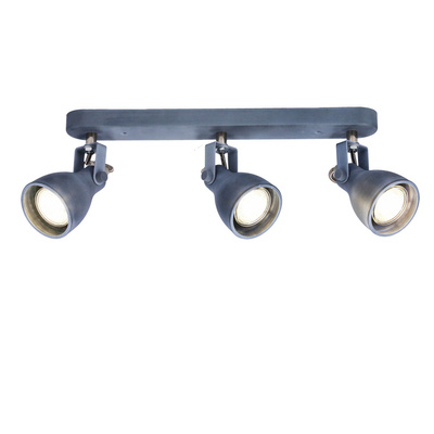 Wandlampenleiste 3X40W GU10 grau matt ASH 93-64301