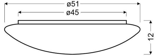 Plafoniera Candellux Sky 14-64554 Plafon Led 4000K
