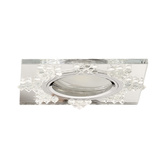 Plafonnier Candellux ss20 carré fixe verre transparent