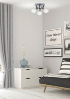 Plafonnier plafond 3X40W E14 chrome TURNO 98-10940