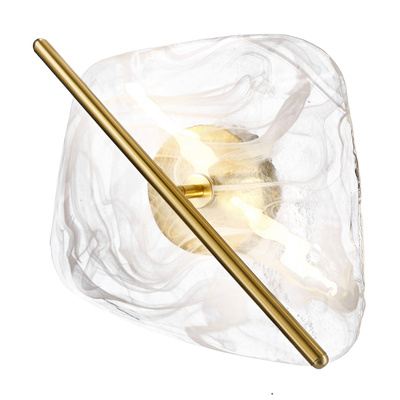 RELAX brass wall lamp 5W LED 3000K white shade