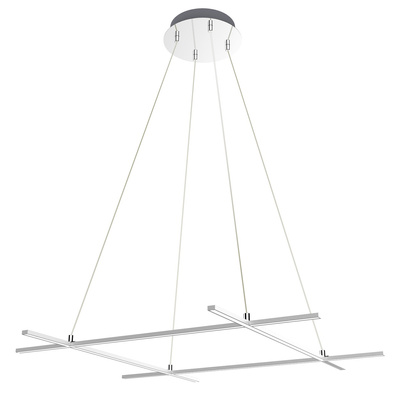 Hängelampe silber verstellbar LED 40W 4000K Andros Apeti A0020-340