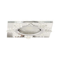 Plafoniera Candellux ss20 sticla transparenta fixa patrata