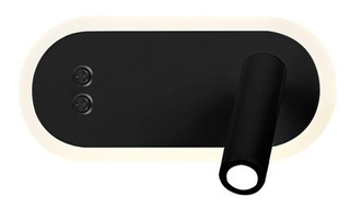 Lampa de perete LED reglabila pentru citit negru mat Miracle Candellux 22-75796