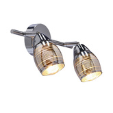 Wandlampenleiste 2X10W E14 LED Chrom MILTON 92-41265