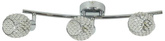 Lampa sufitowa CLEAR listwa regulowana 3-punktowa do salonu metalowa