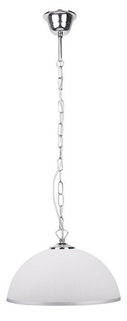 Hanging lamp chrome / silver adjustable glass 60W Sugar Candellux 31-77745