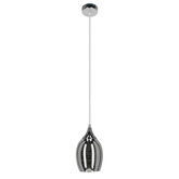 Hanging lamp chrome mirror shade 1xE27 Marina 31-60174