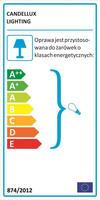 Deckenleuchte Candellux Aston 10-05533 Decke E27
