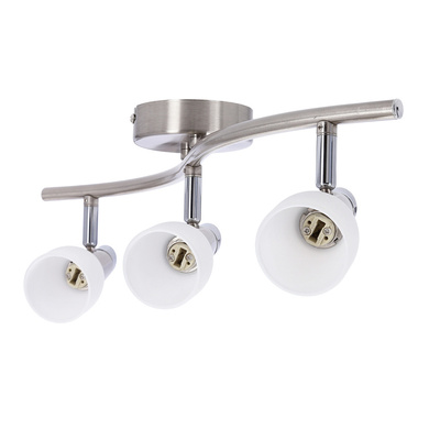 Applique bande 3X40W G9 nickel chrome blanc SELIA 93-69993