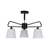 Lampa sufitowa czarno-biała metalowa Morley Ledea 50203091