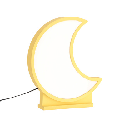 moon lampă de masă pentru copii led iq kids gold