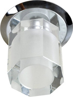 Plafoniera poligonală cristal crom G4 20W SK-25 Candellux 2286634