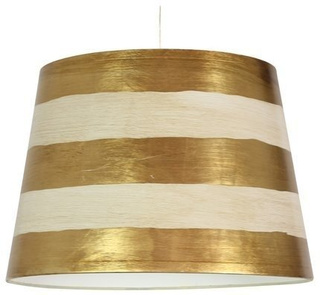 Lampa wisząca Americano z abażurem do salonu pojedyncza E27 metalowa