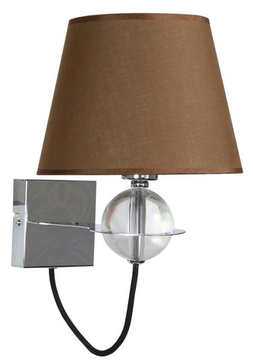 Lampa ścienna kinkiet 1X40W E14 brązowy TESORO 21-29539