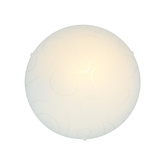 Plafon biały szklany sufitowy Malibu 13-84074