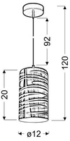 Candellux Galactic 31-56115 E27 Plafonnier 3D