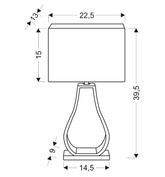Lampa gabinetowa nocna brązowa Femo Candellux 41-79985