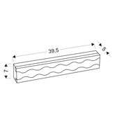 Applique de salle de bain LED blanche 10W couleur variable Avant Candellux 21-72825