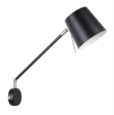 Rotary Wandleuchte mattschwarz verstellbar E27 40W Killy 21-73914