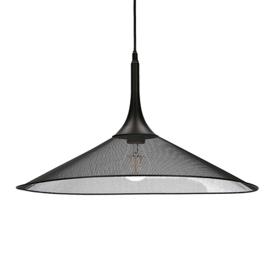 Lampe suspendue noire 50cm Kiruna L Ledea 50101203
