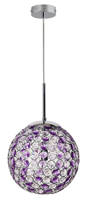 Candellux 31-85712 Starlet 25 1X40W G9 violet chrome ceiling lamp