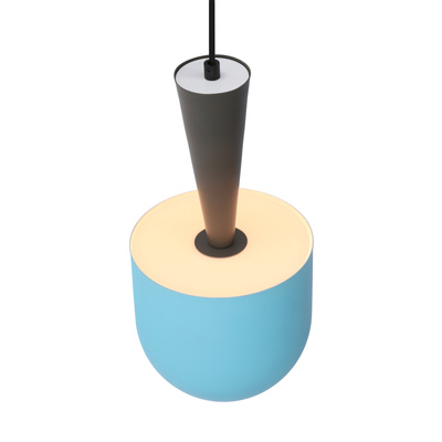 Suspension bleu/gris E27 Visby Ledea 50101167