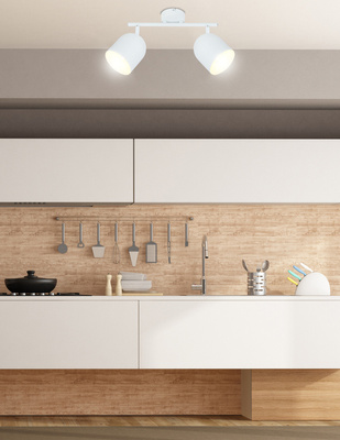 Lampă de perete/plafon alb 2xE27 Azuro 92-63250