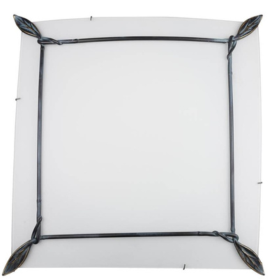 Square glass ceiling lamp Laur 14-12701