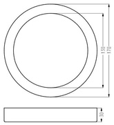 Deckenleuchte Candellux 2263755 Spn-04 Ip20 Led