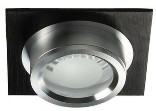 Aluminum ceiling luminaire black satin SC-02 2210502