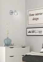 Lampa ścienna kinkiet 1X40W G9 chrom BOMBOLA 91-70289