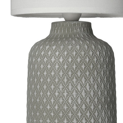 Table lamp gray ceramic bedside Iner Candellux 41-79886