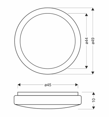 Weiße Acryl-LED-Deckenleuchte 36W 4000K IP20 Jaspislampe 14-75277