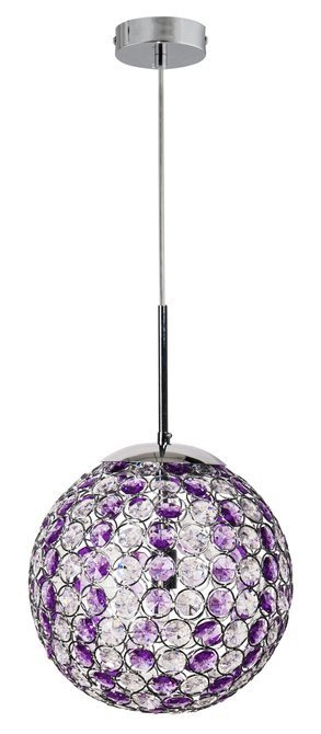 Lampa sufitowa Candellux 31-85712 Starlet 25 1X40W G9 fioletowy chrom