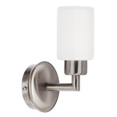 Aplic baie nichel mat 40W abajur sticla G9 Mirror Candellux 22-89987