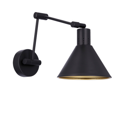 Black adjustable wall lamp 1xE14 Copenhagen 21-75444
