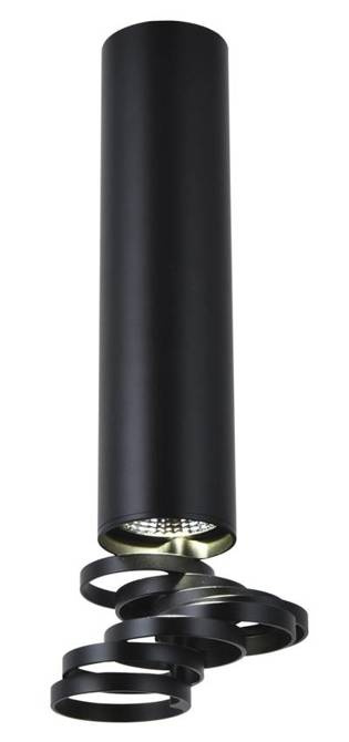 Black tube with adjustable rings Candellux 2282763