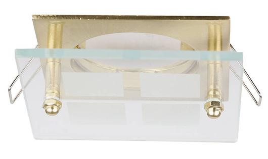 Plafonnier doré verre carré SZ-03 2218804