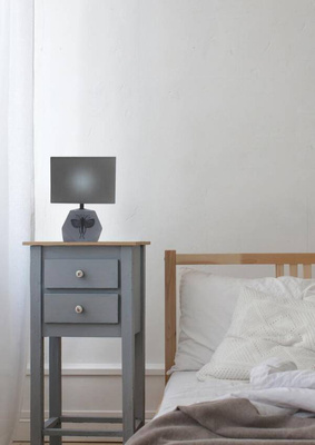 Lampka na biurko szara 1xE14 27cm Animi 41-79923