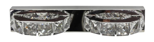 Aplică LED 2x3W cristale SHIPI 22-45300