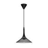 Lampe suspendue noire 25cm Kiruna S Ledea 50101205
