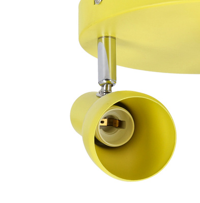 Plafonnier orientable moutarde 3xE14 Picardo 98-52414
