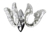 Aplică LED dublă cromată cu cristale 10W Venezia Candellux 22-55507
